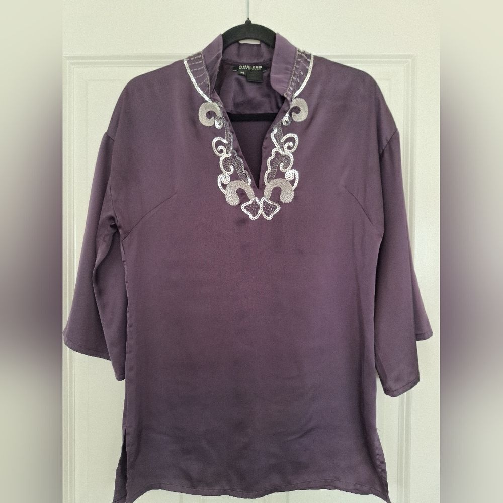 Timeless Naeem Khan tunic top‎ size xs